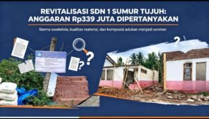 Diduga Program Revitalisasi SDN 1 Sumur Tujuh Kepsek, Pesta Bacakan” Anggaran Rp339 Juta Dipertanyakan