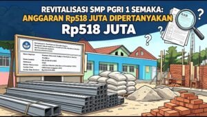 Revitalisasi SMP PGRI 1 Semaka: Duit Negara Setengah Miliar, Swakelolanya Nyasar ke Mana?