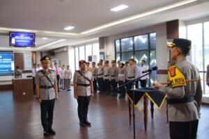 Kompol Regan Resmi Gantikan Kompol Gigih Jabat Kasat Reskrim Polresta Bandar Lampung