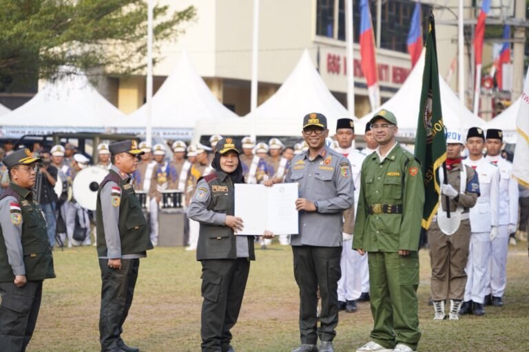 Eva Dwiana Dikukuhkan Jadi Ketua ASLINMAS Bandar Lampung, Raffi Ahmad Soroti Peran Satlinmas