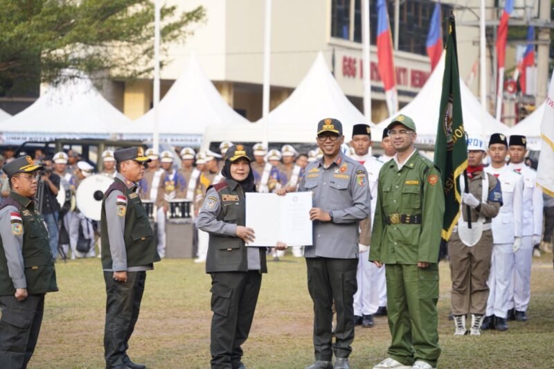 Eva Dwiana Dikukuhkan Jadi Ketua ASLINMAS Bandar Lampung, Raffi Ahmad Soroti Peran Satlinmas
