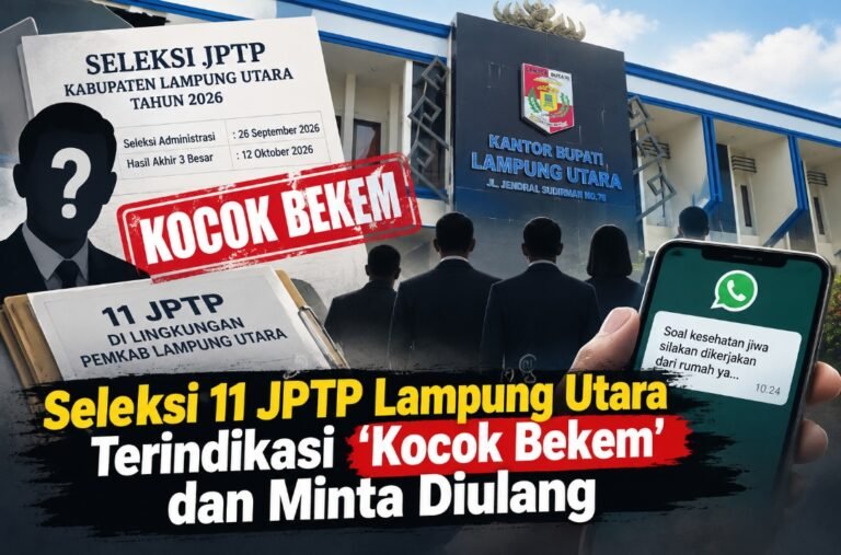 Seleksi 11 JPTP Lampung Utara Terindikasi ‘Kocok Bekem’ dan Minta Diulang