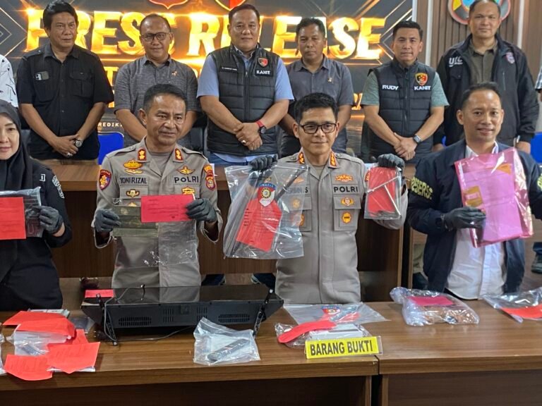 Operasi Sikat Krakatau, Polresta Bandar Lampung Ungkap 33 Kasus dan Tangkap 34 Tersangka ‎