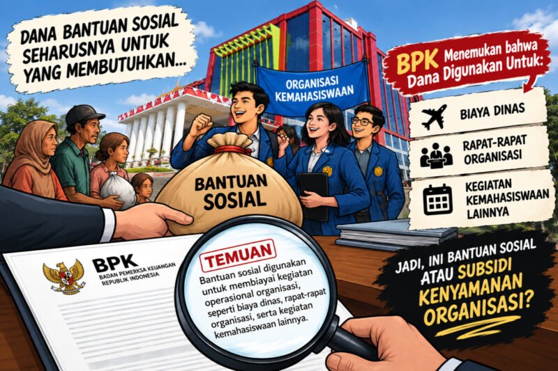 BPK Temukan Bansos Ratusan Juta Organisasi Mahasiswa di Bandar Lampung Tak Sesuai Ketentuan