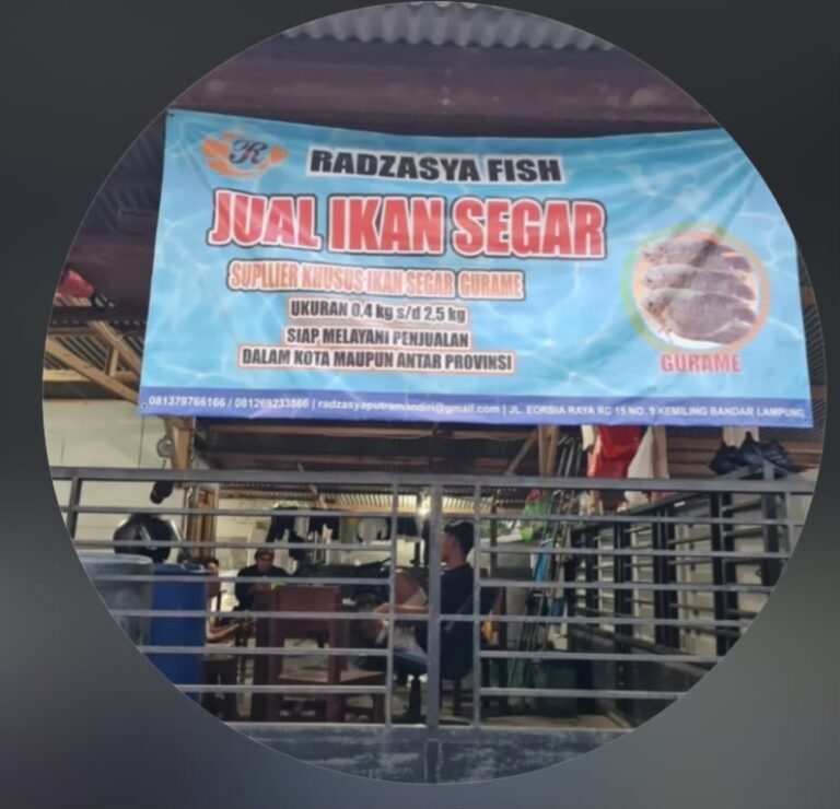 Radzasya Fish Kemiling Hadirkan Ikan Segar Berkualitas, Siap Antar Langsung ke Rumah Warga Bandar Lampung