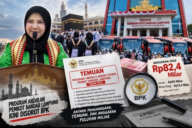 Skandal Program Umroh dan Wisata Rohani Pemkot Bandar Lampung: Anggaran Rp82,4 Miliar hingga Temuan BPK
