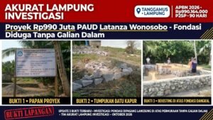 Di Duga Anggaran Fantastis Rp990 Juta, Proyek Swakelola PAUD Latanza Wonosobo Bermasalah Dari Mulai Fondasi Tidak Di Gali