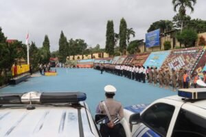 Siap Operasi Patuh Krakatau 2026, Polres Tanggamus Laksanakan Apel Gelar Pasukan