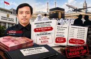 Dibalik Efisiensi 0,02 Persen Program Umroh Pemkot Balam, JPSI Soroti Dugaan Mark-up dan Pengkondisian ‎